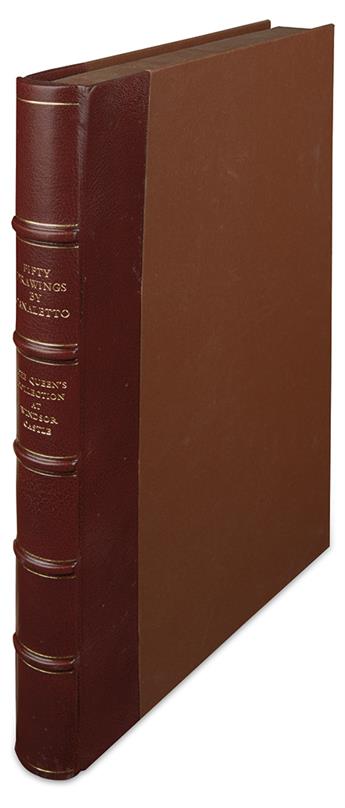 (IL CANALETTO / ANTONIO DA CANAL.) Miller, Charlotte. Fifty Drawings by Canaletto From the Royal Library, Windsor Castle.